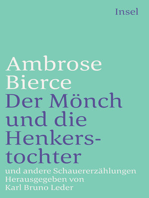 cover image of Der Mönch und die Henkerstochter und andere Schauererzählungen